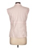DressBarn Pink Sleeveless Button-Down Shirt Size L - photo 2
