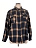 Blooming Jelly Plaid Blue Long Sleeve Blouse Size XL - photo 1