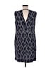 Toad & Co 100% Cotton Chevron-herringbone Blue Casual Dress Size M - photo 2