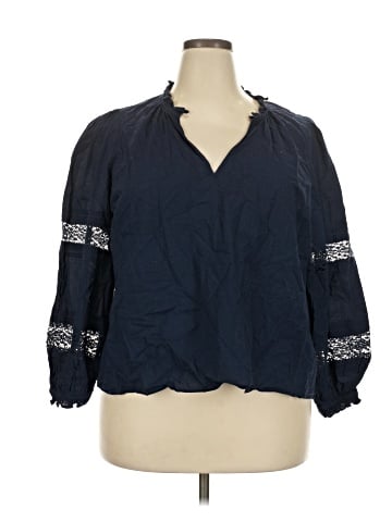 Caslon 3/4 Sleeve Blouse (view 1)