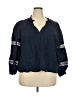 Caslon 100% Cotton Blue 3/4 Sleeve Blouse Size 2X - photo 1