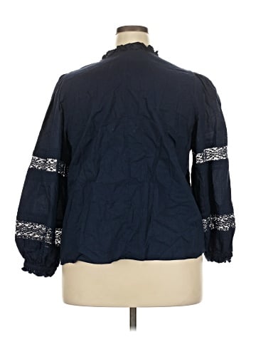 Caslon 3/4 Sleeve Blouse (view 2)