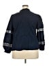 Caslon 100% Cotton Blue 3/4 Sleeve Blouse Size 2X - photo 2