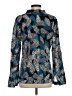 Tory Burch Blue Long Sleeve Blouse Size 8 - photo 2