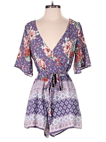 Blue Rain Romper (view 1)