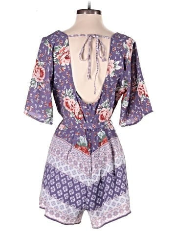 Blue Rain Romper (view 2)