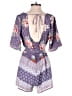 Blue Rain Paisley Purple Romper Size S - photo 2