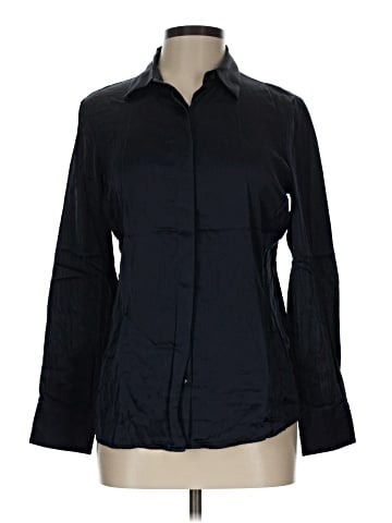 Ann Taylor Long Sleeve Silk Top (view 1)