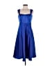 David's Bridal 100% Polyester Blue Cocktail Dress Size 8 - photo 1