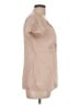 Eddie Bauer 100% Cotton Tan Short Sleeve Blouse Size L (tall) - photo 4
