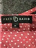 Fred David Red 3/4 Sleeve Blouse Size M - photo 7