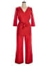 Preston & York Solid Red Orange Jumpsuit Size 14 - photo 1