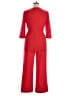 Preston & York Solid Red Orange Jumpsuit Size 14 - photo 2