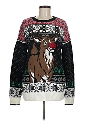 Ugly Christmas Sweater Pullover Sweater (view 1)