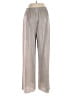 The Odells 100% Polyester Stripes Metallic Silver Casual Pants Size M - photo 2
