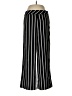 H&M 100% Polyester Stripes Black Casual Pants Size 8 - photo 1