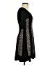 Connected Apparel Black Casual Dress Size 4 (petite) - photo 4