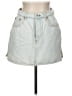 ONETEASPOON 100% Cotton Blue Green Denim Skirt Size 28 waist - photo 1
