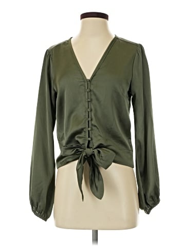 Abercrombie & Fitch Long Sleeve Blouse (view 1)