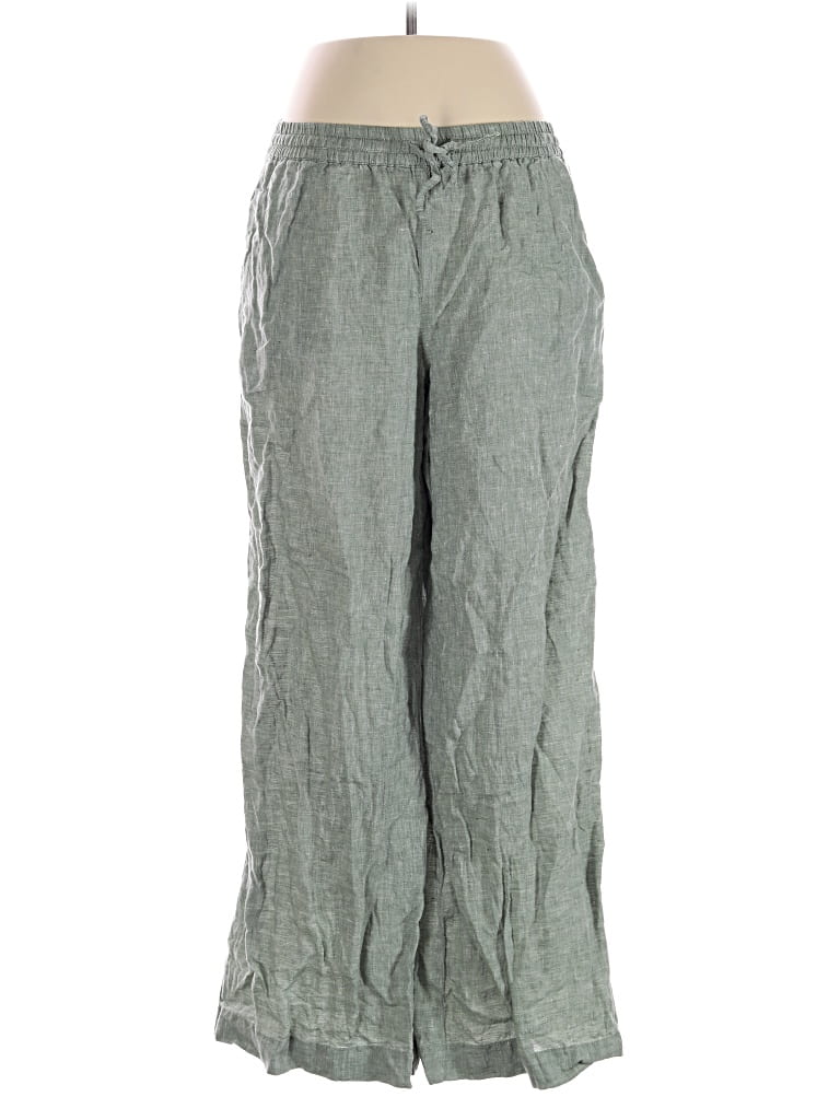 Pre-owned Haven Well Within Linen Pants In Gray