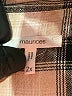 Maurices Plaid Tan 3/4 Sleeve Blouse Size 20 (2) - photo 7