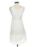 Unbranded 100% Viscose Solid White Casual Dress Size M - photo 2