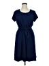 Lands' End Solid Blue Casual Dress Size 1X - photo 1
