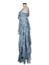 Ollari 100% Polyester Blue Cocktail Dress Size M - photo 5