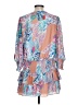 Amanda Uprichard 100% Polyester Tropical Blue Cocktail Dress Size L - photo 2