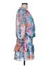 Amanda Uprichard 100% Polyester Tropical Blue Cocktail Dress Size L - photo 4