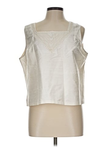 Coldwater Creek Sleeveless Silk Top (view 1)
