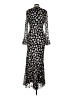 Saylor 100% Viscose Black Casual Dress Size M - photo 2