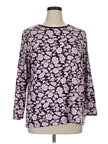 Lands' End 3/4 Sleeve T-Shirt (view 1)
