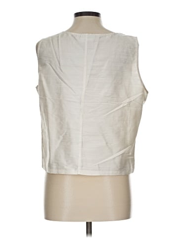 Coldwater Creek Sleeveless Silk Top (view 2)