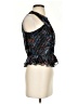 Veronica Beard 100% Polyester Blue Black Sleeveless Blouse Size 2 - photo 4