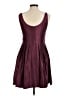 CeCe Solid Burgundy Cocktail Dress Size 8 - photo 2