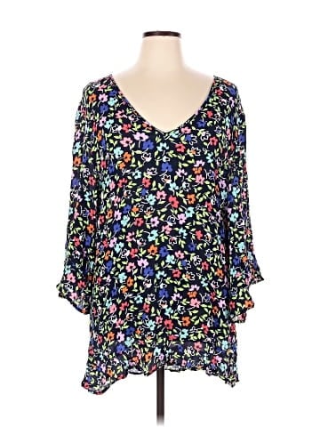 Anne Cole 3/4 Sleeve Blouse (view 1)