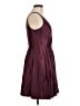 CeCe Solid Burgundy Cocktail Dress Size 8 - photo 4