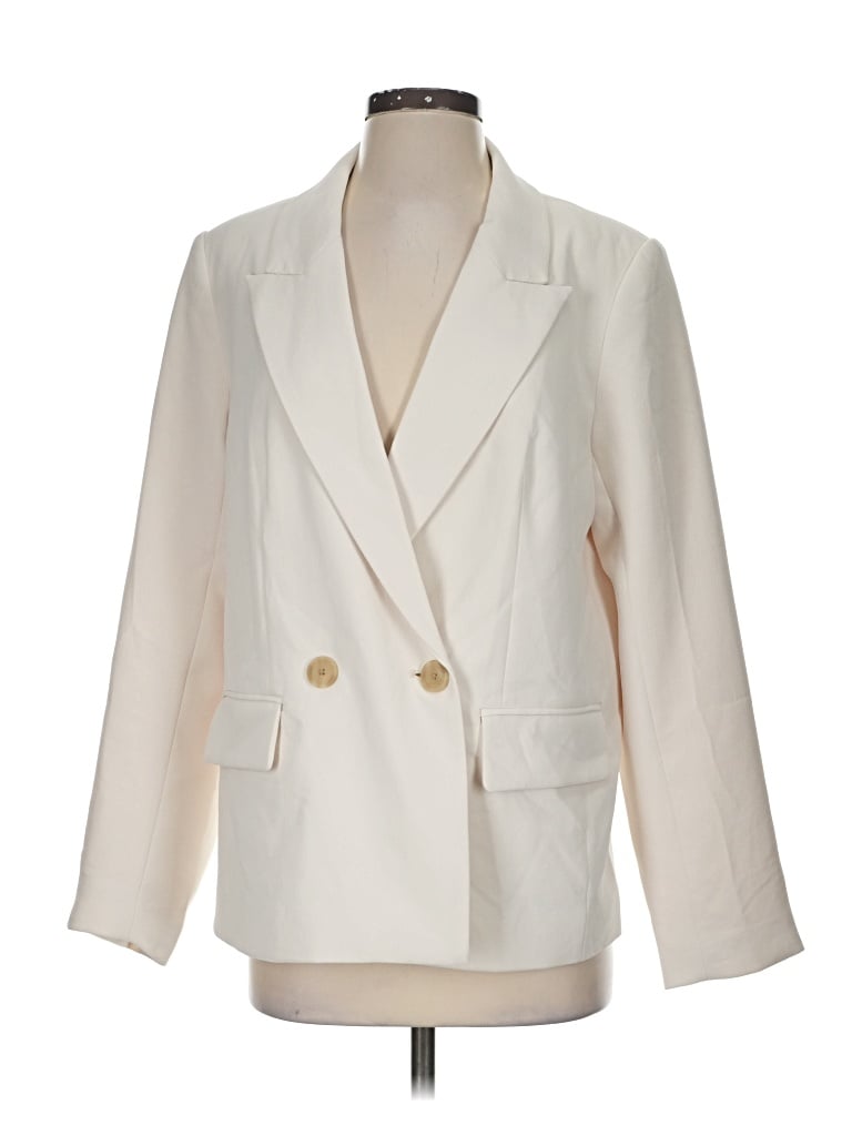 Pre-owned A New Day Blazer Jacket In Ivory