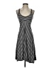 Assorted Brands Stripes Gray Casual Dress Size XS - photo 1