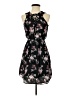 rue21 100% Polyester Floral Black Casual Dress Size S - photo 1