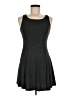 Forever 21 Solid Gray Casual Dress Size M - photo 1