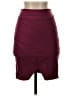 Assorted Brands Solid Burgundy Formal Skirt Size P (petite) - photo 1