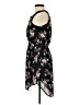 rue21 100% Polyester Floral Black Casual Dress Size S - photo 5