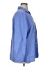 Chico's Blue Long Sleeve Button-Down Shirt Size XL - photo 4