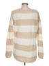 Staccato 100% Cotton Stripes Tan Pullover Sweater Size L - photo 2