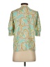 Sigrid Olsen 100% Polyester Teal 3/4 Sleeve Blouse Size XS - photo 2