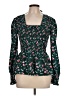 Unbranded 100% Polyester Green Long Sleeve Blouse Size L - photo 1
