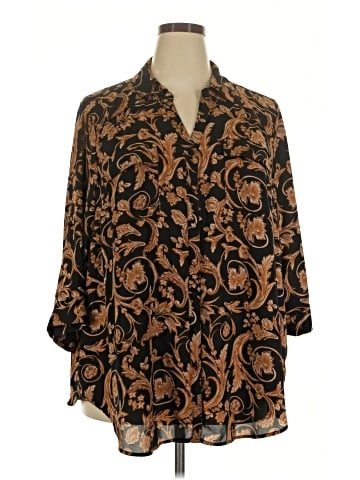 Torrid 3/4 Sleeve Blouse (view 1)