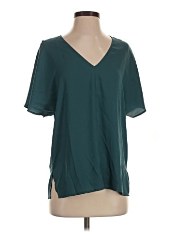 Ann Taylor Short Sleeve Blouse (view 1)